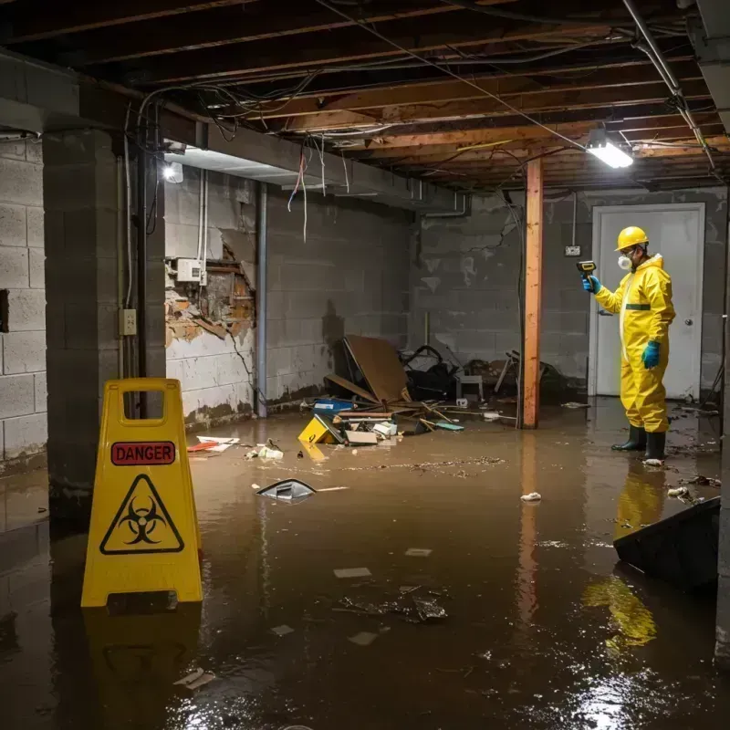 Flooded Basement Electrical Hazard in Redlands, CO Property